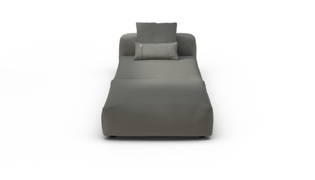 vetsak | Sofa Set 07 - Sun Lounger - Terrain - Flint | Sofa Modulable | 2 Places | Daybed | Méridienne
