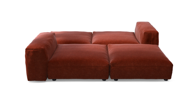 vetsak | Sofa Set 08 - Daybed - Suave - Saffron | Sofa Modulable | 6 Places | Outdoor Island | Double méridienne