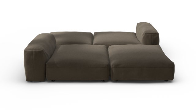 vetsak | Sofa Set 08 - Daybed - Breeze - Brown | Sofa Modulable | 6 Places | Outdoor Island | Double méridienne
