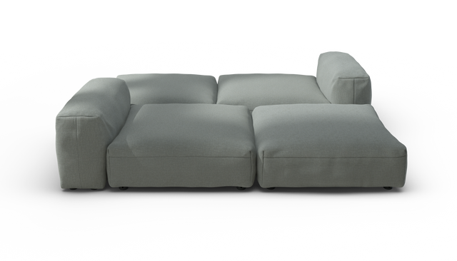 vetsak | Sofa Set 08 - Daybed - Breeze - Sage | Sofa Modulable | 6 Places | Outdoor Island | Double méridienne