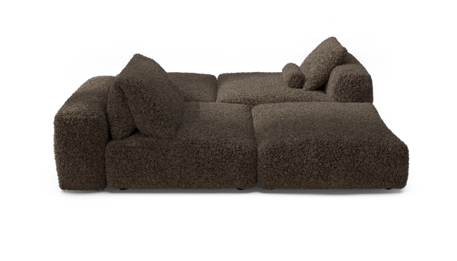 vetsak | Sofa Set 08 - Daybed - Doodle - Cacao | Sofa Modulable | 6 Places | Outdoor Island | Double méridienne