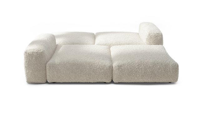 vetsak | Sofa Set 08 - Daybed - Doodle - Creme | Sofa Modulable | 6 Places | Outdoor Island | Double méridienne