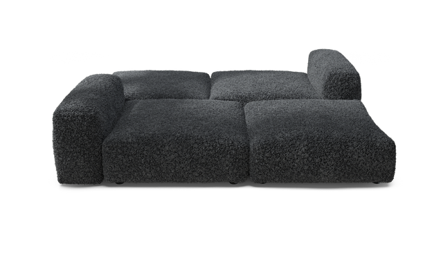 vetsak | Sofa Set 08 - Daybed - Doodle - Dark Grey | Sofa Modulable | 6 Places | Outdoor Island | Double méridienne