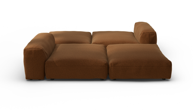 vetsak | Sofa Set 08 - Daybed - Pebble - Sundried | Sofa Modulable | 6 Places | Outdoor Island | Double méridienne
