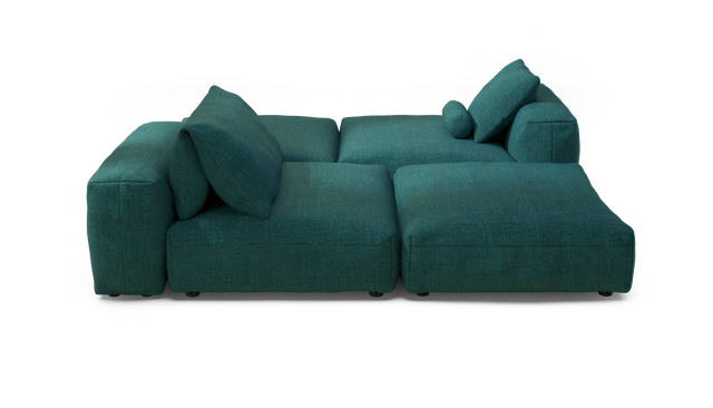 vetsak | Sofa Set 08 - Daybed - Pique - Cedar | Modular Sofa | 6 Seater | Outdoor Island | Double lounger