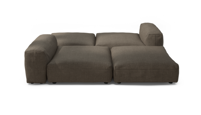 vetsak | Sofa Set 08 - Daybed - Pique - Taupe | Modular Sofa | 6 Seater | Outdoor Island | Double lounger