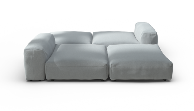 vetsak | Sofa Set 08 - Daybed - Pique - Turquoise | Sofa Modulable | 6 Places | Outdoor Island | Double méridienne