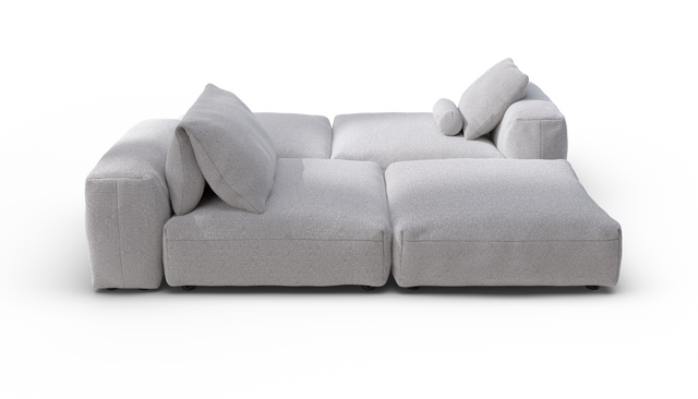 vetsak | Sofa Set 08 - Daybed - Ridge - Dune | Sofa Modulable | 6 Places | Outdoor Island | Double méridienne