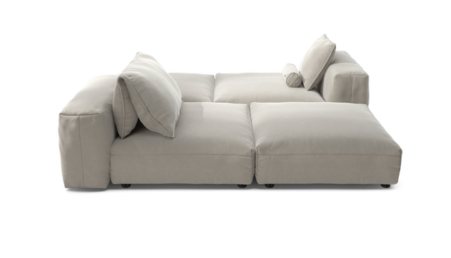 vetsak | Sofa Set 08 - Daybed - Suave - Clay | Sofa Modulable | 6 Places | Outdoor Island | Double méridienne