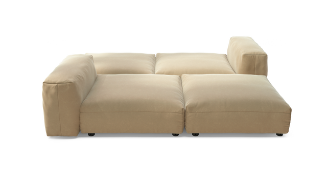 vetsak | Sofa Set 08 - Daybed - Suave - Creme | Sofa Modulable | 6 Places | Outdoor Island | Double méridienne