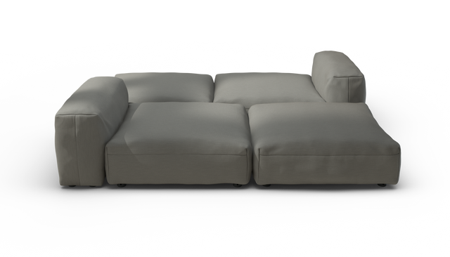 vetsak | Sofa Set 08 - Daybed - Terrain - Flint | Sofa Modulable | 6 Places | Outdoor Island | Double méridienne