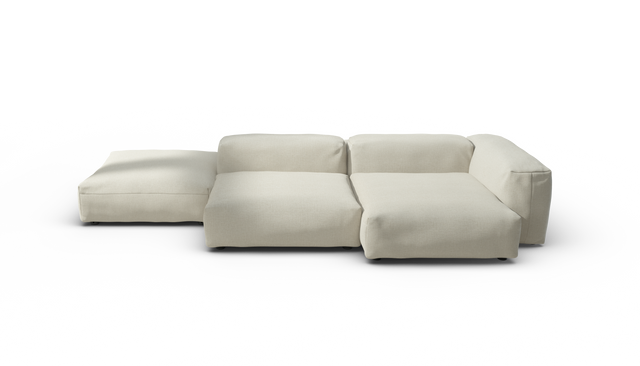 vetsak | Sofa Set 09 - The Island - Breeze - Ecru | Sofa Modulable | 7 Places | Sofa Island