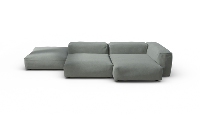 vetsak | Sofa Set 09 - The Island - Breeze - Sage | Sofa Modulable | 7 Places | Sofa Island