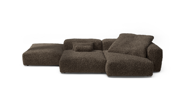vetsak | Sofa Set 09 - The Island - Doodle - Cacao | Sofa Modulable | 7 Places | Sofa Island