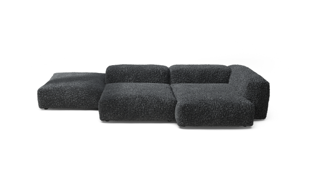 vetsak | Sofa Set 09 - The Island - Doodle - Dark Grey | Sofa Modulable | 7 Places | Sofa Island