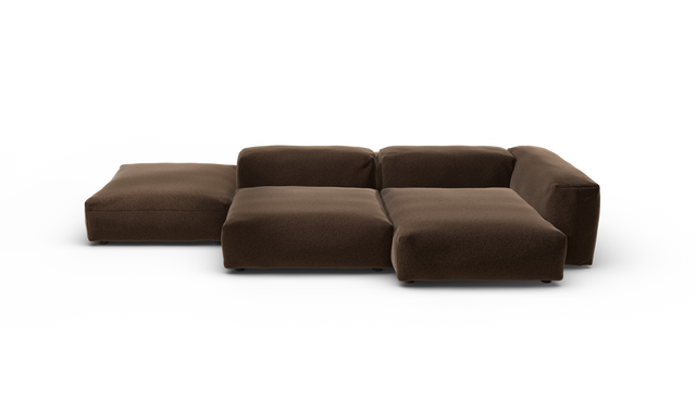 vetsak | Sofa Set 09 - The Island - Pebble - Umber | Sofa Modulable | 7 Places | Sofa Island