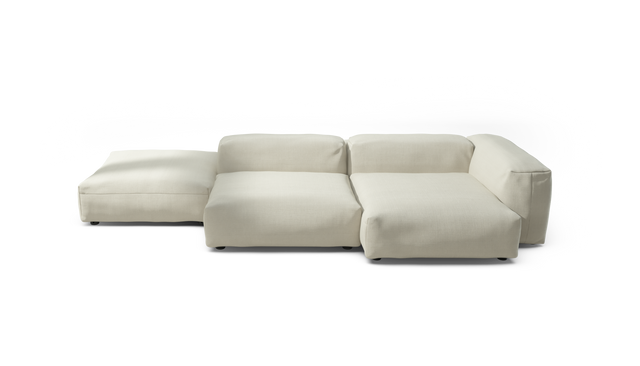 vetsak | Sofa Set 09 - The Island - Pique - Creme | Sofa Modulable | 7 Places | Sofa Island