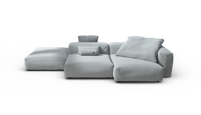 vetsak | Sofa Set 09 - The Island - Pique - Turquoise | Sofa Modulable | 7 Places | Sofa Island