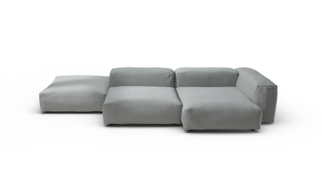 vetsak | Sofa Set 09 - The Island - Ridge - Limestone | Sofa Modulable | 7 Places | Sofa Island