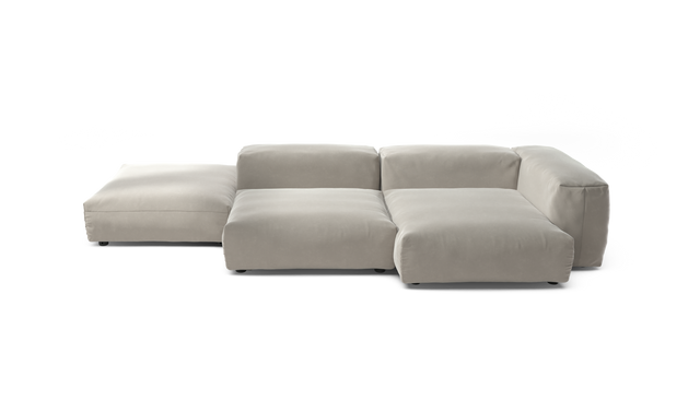 vetsak | Sofa Set 09 - The Island - Suave - Clay | Sofa Modulable | 7 Places | Sofa Island