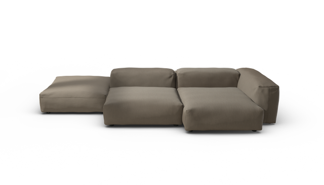 vetsak | Sofa Set 09 - The Island - Terrain - Driftwood | Sofa Modulable | 7 Places | Sofa Island