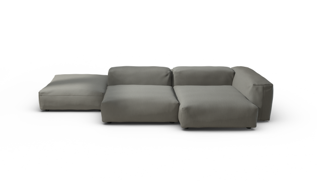 vetsak | Sofa Set 09 - The Island - Terrain - Flint | Sofa Modulable | 7 Places | Sofa Island