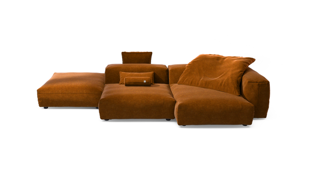 vetsak | Sofa Set 09 - The Island - Suave - Honey | Sofa Modulable | 7 Places | Sofa Island