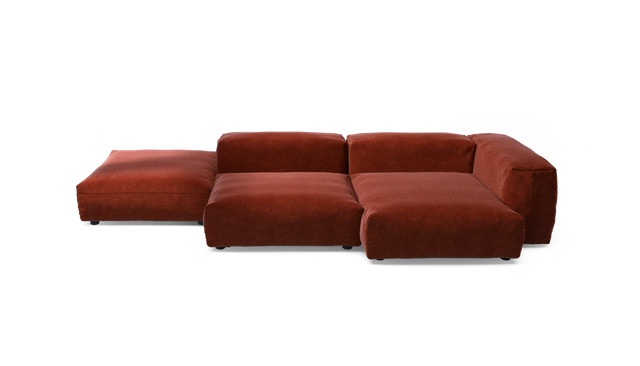 vetsak | Sofa Set 09 - The Island - Suave - Saffron | Sofa Modulable | 7 Places | Sofa Island