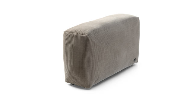 vetsak | Sofa Side Large - Cord Velour - Platinum