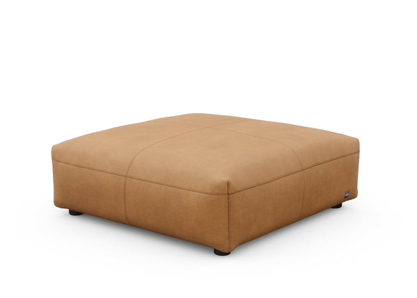 sofa seat - leather - brown - 105cm x 105cm