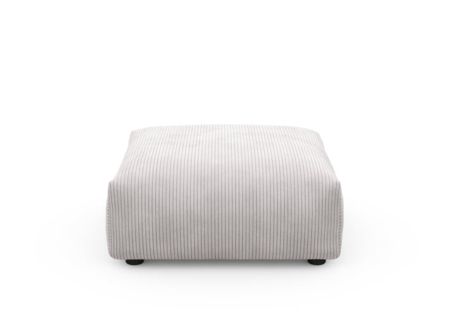 sofa seat - cord velours - platinum - 84cm x 84cm