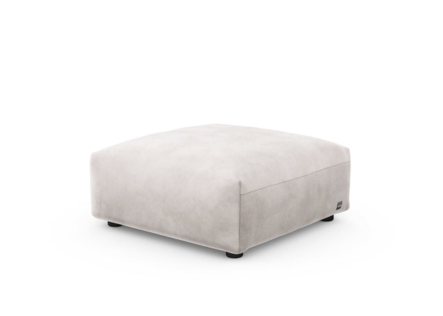 sofa seat - velvet - light grey - 84cm x 84cm