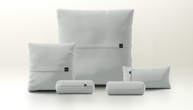 Pillow Set 4 - Pique - Light Grey