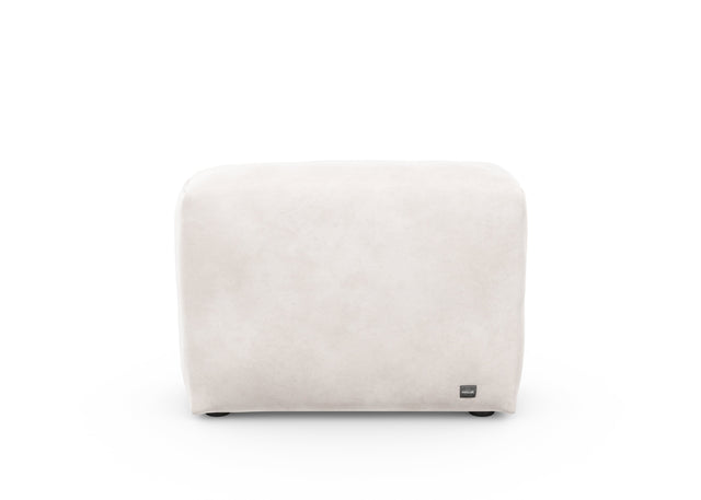 sofa side - velvet - creme - 84cm x 31cm