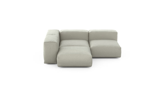 Preset three module corner sofa - linen - stone - 199cm x 199cm