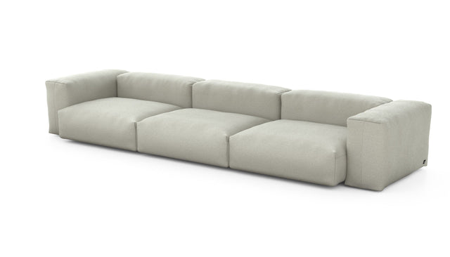 Preset three module sofa - linen - stone - 377cm x 115cm