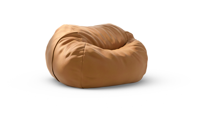 vetsak | Cover Pouf Large - Leather - Brown
