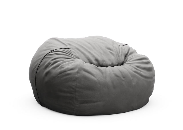 the jumbo beanbag - pique - dark grey