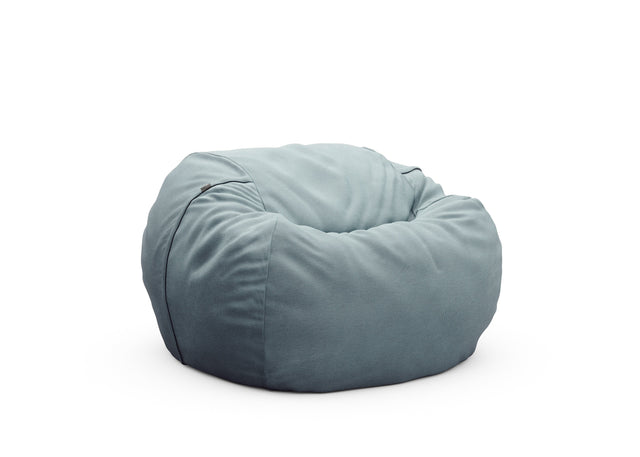 the beanbag - herringbone - light blue