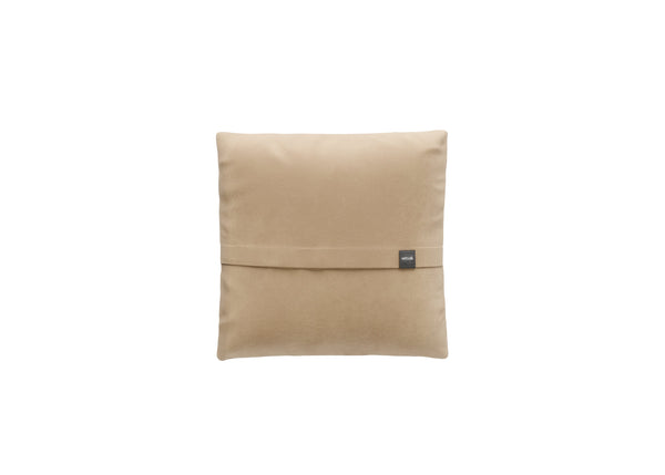 big pillow - leather - beige