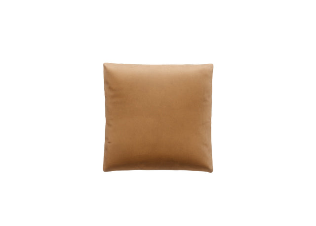 big pillow - leather  -  brown