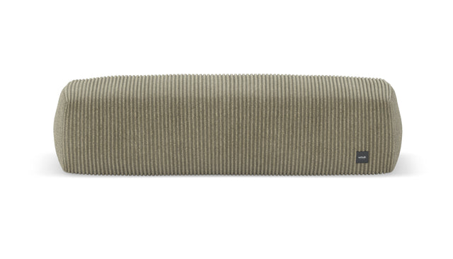 block armrest large - cord velour - khaki - 105cm x 25cm