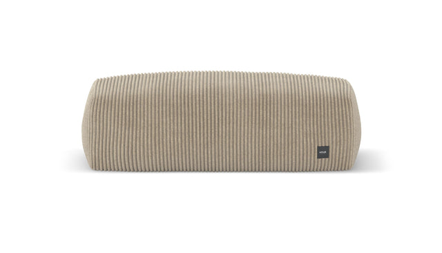 bloc armrest medium - cord velours - sand - 84cm x 31cm