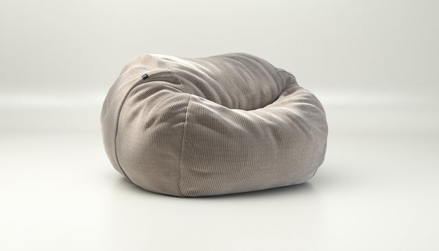 vetsak | Cover Pouf Large - cord velour - platinum
