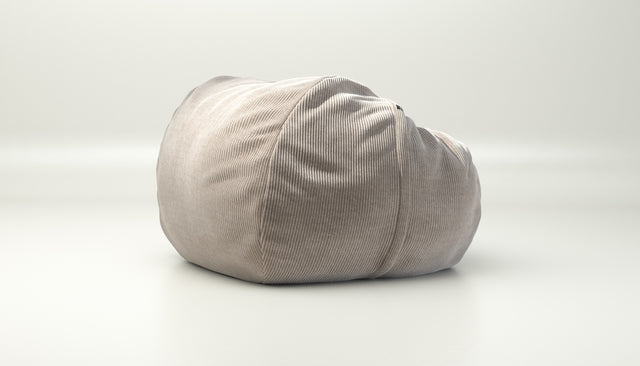 vetsak | Cover Pouf Large - cord velour - platinum