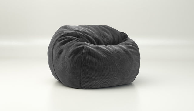 vetsak | Cover Pouf Medium - cord velour - dark grey