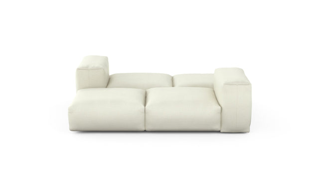 Preset double lounger - pique - creme - 199cm x 168cm