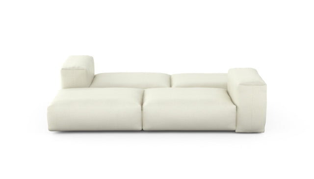 Preset double lounger - pique - creme - 241cm x 168cm