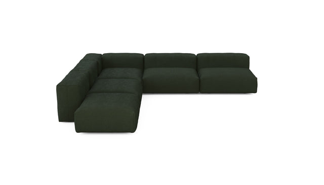 Preset five module corner sofa - loop loop - mousse - 325cm x 325cm