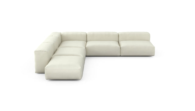 Preset five module corner sofa - pique - creme - 325cm x 325cm